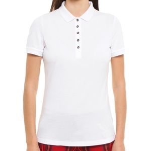Burberry polo shirt, white
